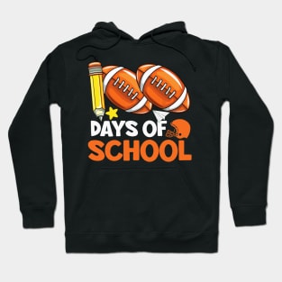 100 days of school teacher student outfit Hoodie